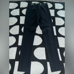 NEW Vince Darted Black High-Waist Leggings Sz S Fabric Made in Italy